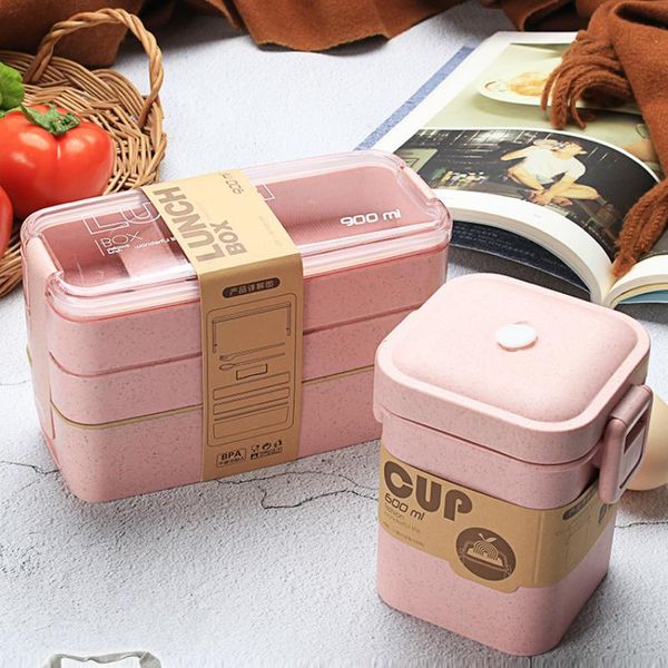 dinnerware sets separated 900ml healthy material lunch box 3 layer wheat straw bento boxes microwave storage container lunchbox
dinnerware sets separated 900ml healthy material lunch box 3 layer wheat straw bento boxes microwave storage container lunchbox