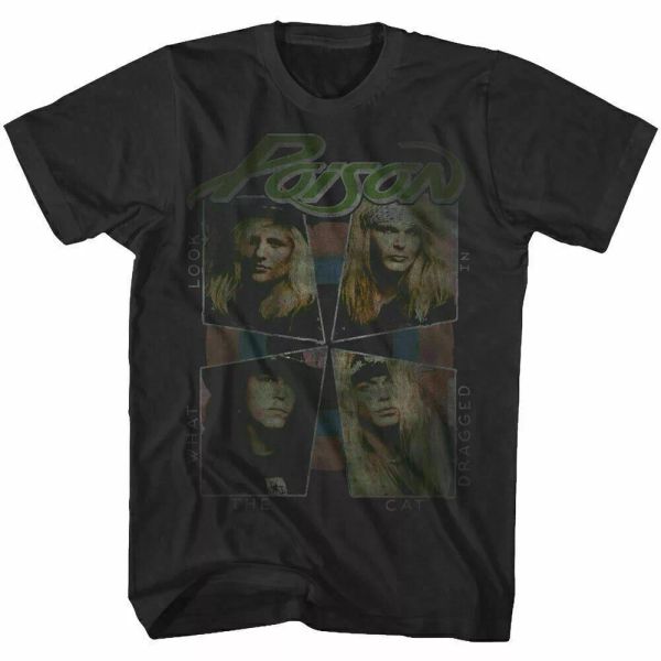 poison faded look what the cat dragged in t shirt mens licensed rock retro black, White;black
poison faded look what the cat dragged in t shirt mens licensed rock retro black, White;black