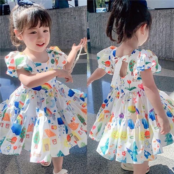 fashion girl flower summer printed dress kid causal puff sleeve outfit princess party birthday for 3 7 ys, Red;yellow
fashion girl flower summer printed dress kid causal puff sleeve outfit princess party birthday for 3 7 ys, Red;yellow