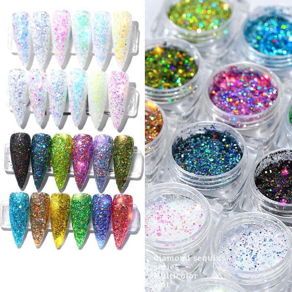 boxes/set mixed nail glitter dust sequin nails decorations diy crafts manicure accessories 2 types1, Silver;gold
boxes/set mixed nail glitter dust sequin nails decorations diy crafts manicure accessories 2 types1, Silver;gold