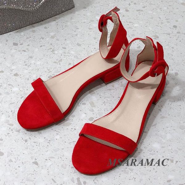 sandals red suede chunky heel ankle strap summer leather peep toe wedge party shoes, Black
sandals red suede chunky heel ankle strap summer leather peep toe wedge party shoes, Black
