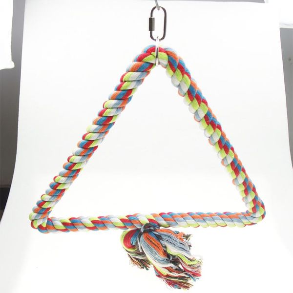 other bird supplies toys cotton rope material perch parrot stand holder simple hangable swing bite climbing toy pet
other bird supplies toys cotton rope material perch parrot stand holder simple hangable swing bite climbing toy pet