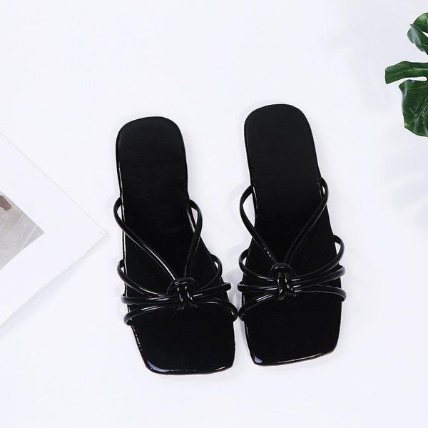 slippers whnb 2021 women's shoes fashion solid color pu simple t-shaped open toe flat heel comfortable casual sandals beach, Black
slippers whnb 2021 women's shoes fashion solid color pu simple t-shaped open toe flat heel comfortable casual sandals beach, Black