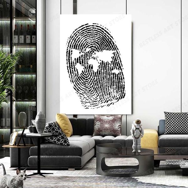 paintings map world fingerprint printcanvas painting wall art pictures black white posters and prints living room home decor
paintings map world fingerprint printcanvas painting wall art pictures black white posters and prints living room home decor