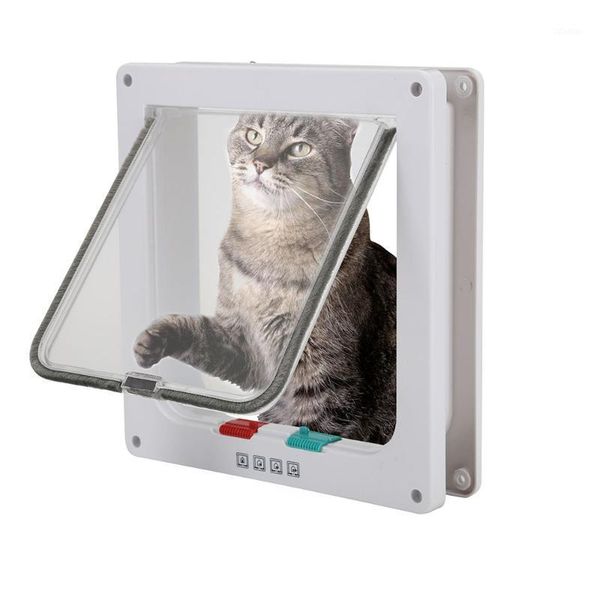 cat carriers,crates & houses dog flap door with 4 way security lock for cats kitten abs plastic small pet gate s/m/l size 2 color
cat carriers,crates & houses dog flap door with 4 way security lock for cats kitten abs plastic small pet gate s/m/l size 2 color