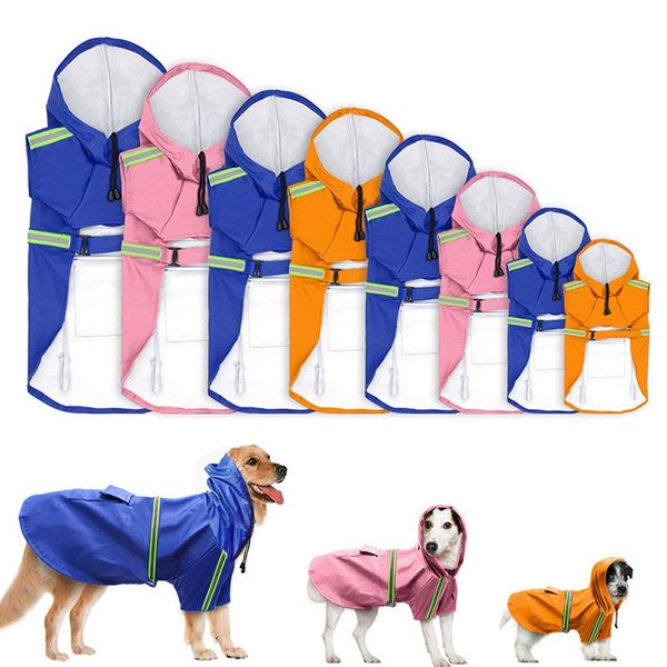 dog apparel owdbob waterproof raincoat with hood reflective pet rain coat cloak clothes for small medium large dogs supplies
dog apparel owdbob waterproof raincoat with hood reflective pet rain coat cloak clothes for small medium large dogs supplies