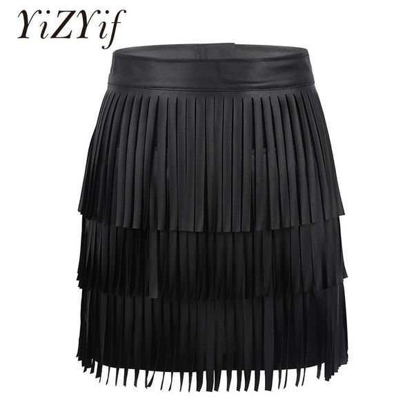 skirts women tassel mini skirt party clubwear hippie boho pu leather high waist layered fringe bodycon, Black
skirts women tassel mini skirt party clubwear hippie boho pu leather high waist layered fringe bodycon, Black
