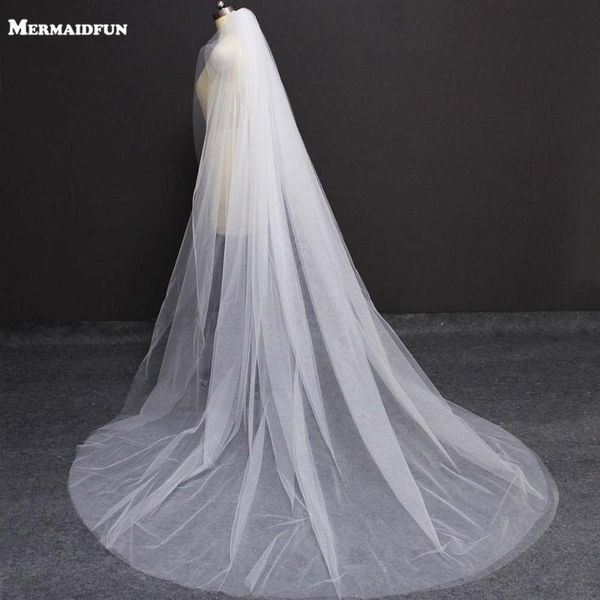 bridal veils real pos 2 layers plain tulle cut edge 2.5 meters elegant long wedding veil with comb m velo de novia, Black
bridal veils real pos 2 layers plain tulle cut edge 2.5 meters elegant long wedding veil with comb m velo de novia, Black