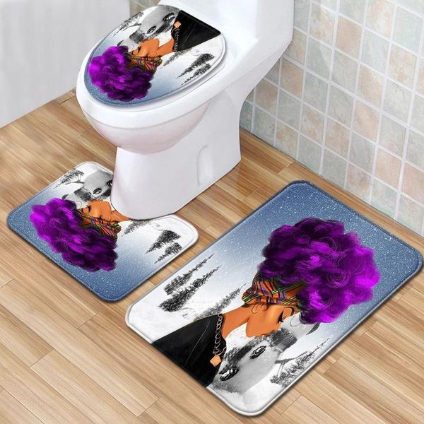 bath mats african women's bathroom mat three-piece carpet toilet set door non-slip spot
bath mats african women's bathroom mat three-piece carpet toilet set door non-slip spot