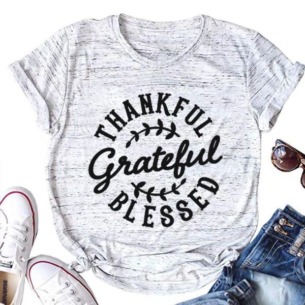 women's t-shirt thankful grateful blessed shirt thanksgiving cute fall tshirt day women black gifts l, White
women's t-shirt thankful grateful blessed shirt thanksgiving cute fall tshirt day women black gifts l, White