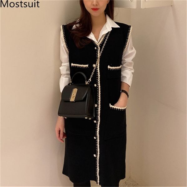 black color-blocked v-neck long vest coat women single-breasted pockets office vintage fashion korean ladies 210513, Black;white
black color-blocked v-neck long vest coat women single-breasted pockets office vintage fashion korean ladies 210513, Black;white