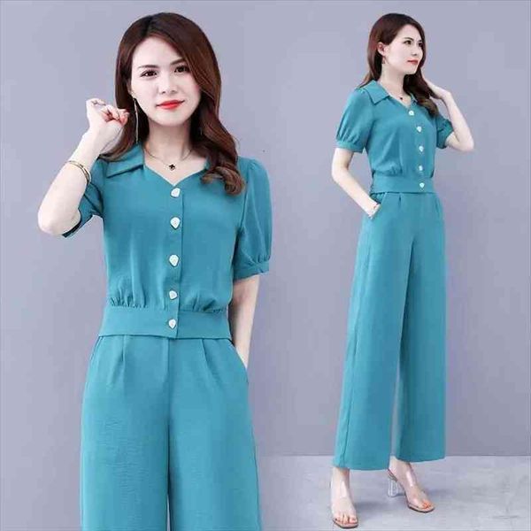 fashion korean 2 piece set womens pants summer outfit casual short sleeve crop matching elegant plus size wide leg, White
fashion korean 2 piece set womens pants summer outfit casual short sleeve crop matching elegant plus size wide leg, White