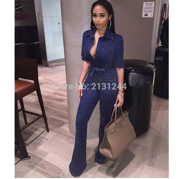 women's jumpsuits & rompers arrive quality 2021 casual style women denim jumpsuit turn-down collar half sleeve belt long bodycon romper, Black;white
women's jumpsuits & rompers arrive quality 2021 casual style women denim jumpsuit turn-down collar half sleeve belt long bodycon romper, Black;white