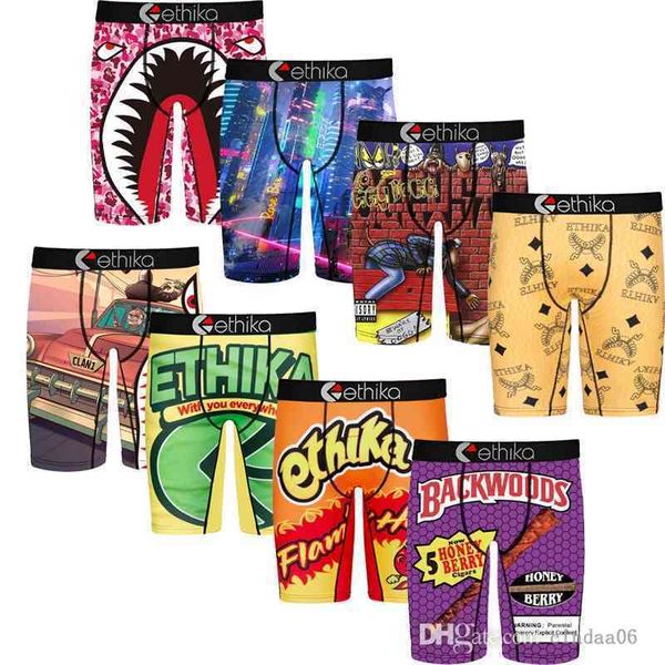 ethika men shorts fashion swimwear sports tight breathable polyester printed underwear boxers, Gray
ethika men shorts fashion swimwear sports tight breathable polyester printed underwear boxers, Gray