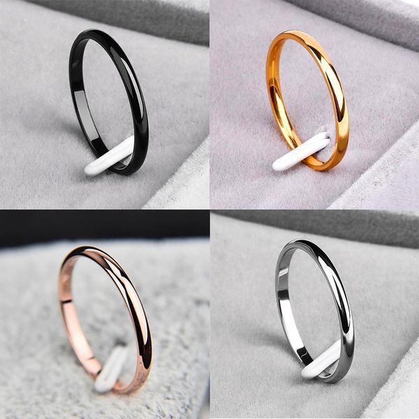 wedding rings 2mm men women thin titanium steel ring rose gold black silver color engagement smooth simple for couple, Slivery;golden
wedding rings 2mm men women thin titanium steel ring rose gold black silver color engagement smooth simple for couple, Slivery;golden