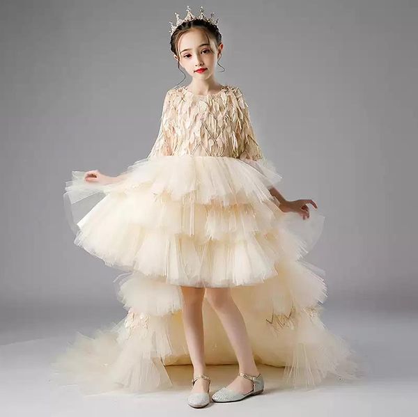 flower girl dress elegant illusion o-neck embroidery princess knee-length tulle lace half luxury gold cute kids party gown h430 girl's, Red;yellow
flower girl dress elegant illusion o-neck embroidery princess knee-length tulle lace half luxury gold cute kids party gown h430 girl's, Red;yellow
