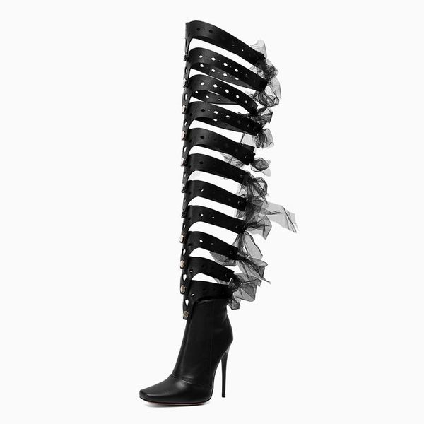 boots arden furtado 2021 fashion autumn square head stilettos heels women's shoes black hollow out over the knee high
boots arden furtado 2021 fashion autumn square head stilettos heels women's shoes black hollow out over the knee high