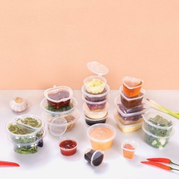 storage bottles & jars 100pcs 27ml plastic takeaway sauce cup containers box with hinged lids pigment paint palette disposable
storage bottles & jars 100pcs 27ml plastic takeaway sauce cup containers box with hinged lids pigment paint palette disposable