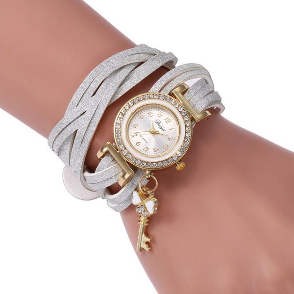 wristwatches 2021 retro style woven velvet bracelet watch creative small key accessories women's diamond quartz, Slivery;brown
wristwatches 2021 retro style woven velvet bracelet watch creative small key accessories women's diamond quartz, Slivery;brown