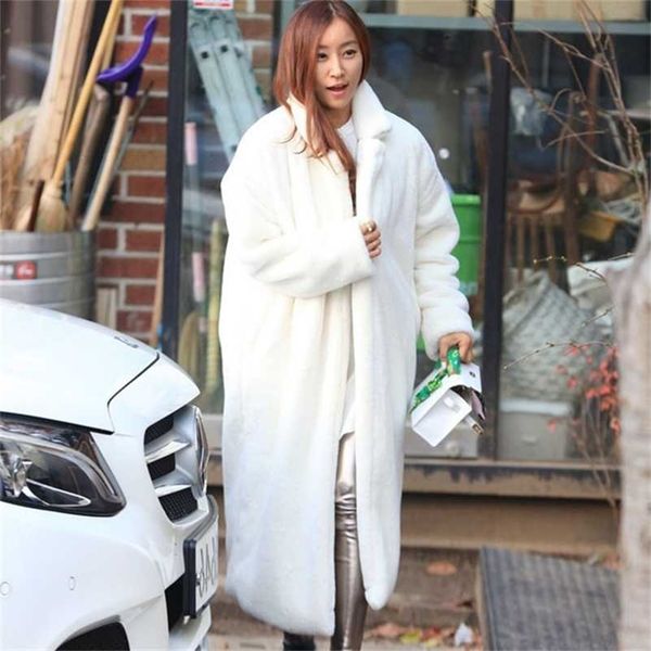 women autumn winter furry warm fur outerwear fashion loose faux fur rabbit long jacket casual thickened fur coat 211122, Black
women autumn winter furry warm fur outerwear fashion loose faux fur rabbit long jacket casual thickened fur coat 211122, Black