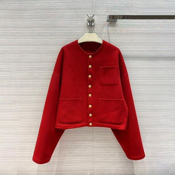 women's jackets 2021 autumn wool jacket loose korean version of the fashion short all-match coat brand designer, Black;brown
women's jackets 2021 autumn wool jacket loose korean version of the fashion short all-match coat brand designer, Black;brown