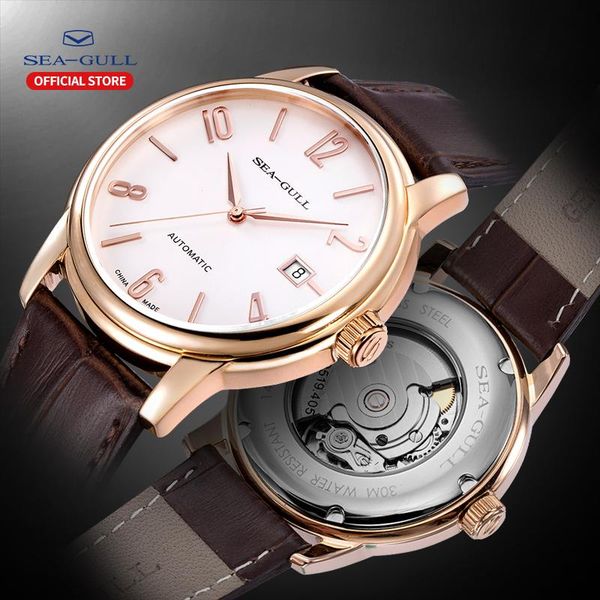 wristwatches 2021 seagull watch men's business automatic mechanical fashion simple belt waterproof 519.615, Slivery;brown
wristwatches 2021 seagull watch men's business automatic mechanical fashion simple belt waterproof 519.615, Slivery;brown