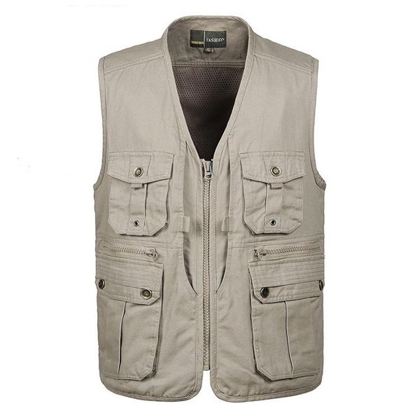men's vests middle-aged elderly men cotton vest multi-pocket big size sleeveless jacket loose zipper waistcoat fishing thin wholesale, Black;white
men's vests middle-aged elderly men cotton vest multi-pocket big size sleeveless jacket loose zipper waistcoat fishing thin wholesale, Black;white