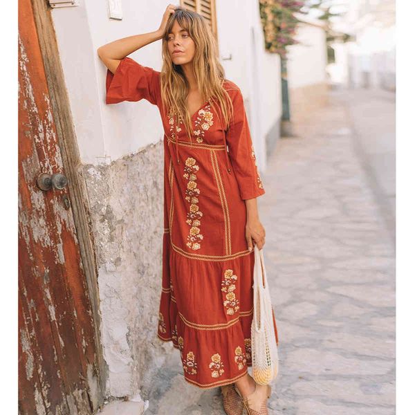 dresses bohemian holiday boho floral embroidered v-neck long sleeve autumn maxi es for women vestidos yr9y, Black;gray
dresses bohemian holiday boho floral embroidered v-neck long sleeve autumn maxi es for women vestidos yr9y, Black;gray