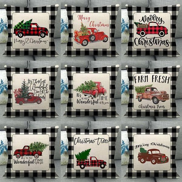 cushion/decorative pillow christmas car tree pattern black white plaid cotton linen throw cushion cover home decor sofa bed decorative pillo
cushion/decorative pillow christmas car tree pattern black white plaid cotton linen throw cushion cover home decor sofa bed decorative pillo