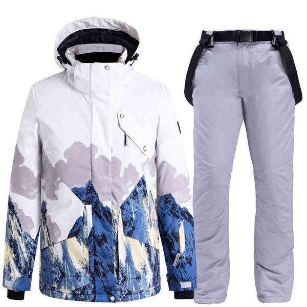 new warm snow mountain clothing ski suits for men women couples windproof waterproof snowboarding suit skiing jacket overalls, Gray
new warm snow mountain clothing ski suits for men women couples windproof waterproof snowboarding suit skiing jacket overalls, Gray