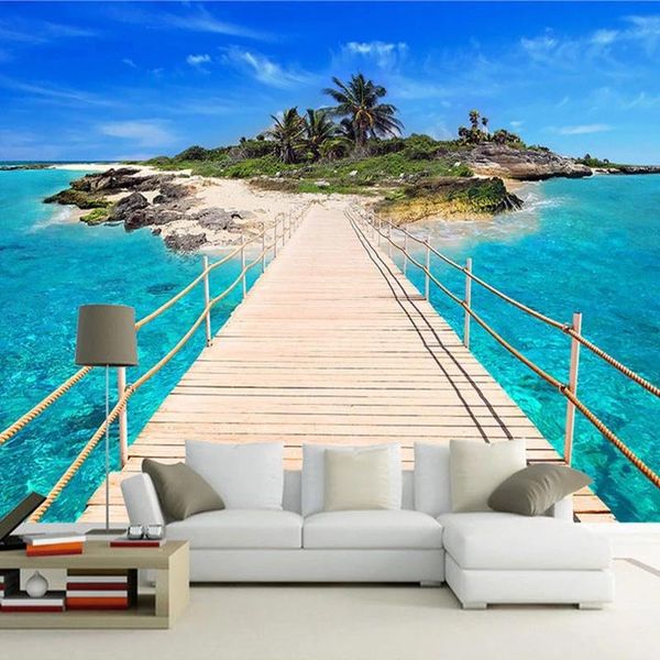 wallpapers custom po wall paper island wooden bridge 3d landscape painting background decorations living room mural de parede
wallpapers custom po wall paper island wooden bridge 3d landscape painting background decorations living room mural de parede