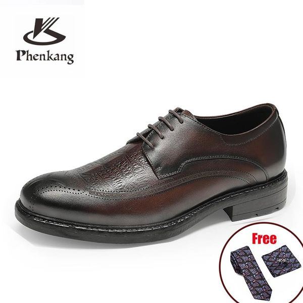 phenkang men genuine wingtip leather oxford pointed toe laces up oxfords dress brogues wedding business platform shoes 2021, Black
phenkang men genuine wingtip leather oxford pointed toe laces up oxfords dress brogues wedding business platform shoes 2021, Black