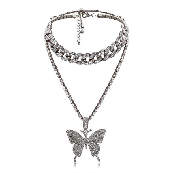 pendant necklaces 2pcs gifts rhinestone grils anniversary fashion necklace long butterfly shape wedding retro style casual hip hop hanging, Silver
pendant necklaces 2pcs gifts rhinestone grils anniversary fashion necklace long butterfly shape wedding retro style casual hip hop hanging, Silver