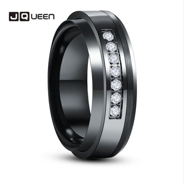 wedding rings 8mm inlaid zircon lassa middle polished black tungsten carbide ring men's fashion jewelry gift, Slivery;golden
wedding rings 8mm inlaid zircon lassa middle polished black tungsten carbide ring men's fashion jewelry gift, Slivery;golden