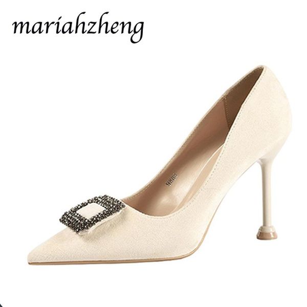 dress shoes meriahzheng 9.5cm fashion high heel women's large size pointed rhinestone heels fine suede singles lsj, Black
dress shoes meriahzheng 9.5cm fashion high heel women's large size pointed rhinestone heels fine suede singles lsj, Black