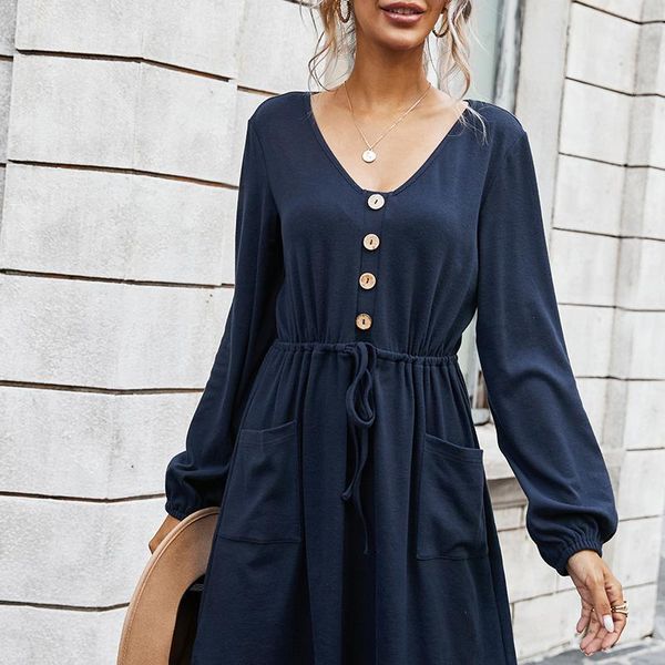 casual dresses atuendo autumn fashion dress for women vintage solid bule high waist maxi robe wedding guest silk women's clothing, Black;gray
casual dresses atuendo autumn fashion dress for women vintage solid bule high waist maxi robe wedding guest silk women's clothing, Black;gray