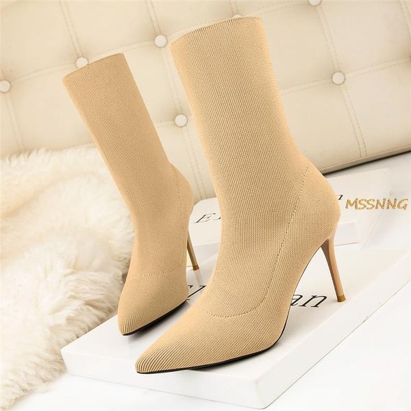 boots black beige ankle elastic sock women 2021 winter pointed toe thin heels knitting stretch booties big size shoes
boots black beige ankle elastic sock women 2021 winter pointed toe thin heels knitting stretch booties big size shoes