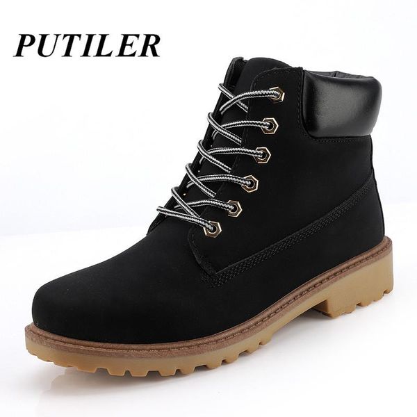boots men ankle waterproof outdoor couples work casual shoes military combat leather lovers botas, Black
boots men ankle waterproof outdoor couples work casual shoes military combat leather lovers botas, Black