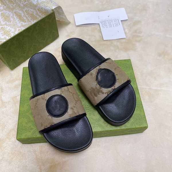 

designer sandals slippers summer men women shoes shaped multicolor flora slides molded footbed in black tonal rubber sole featuring embossed