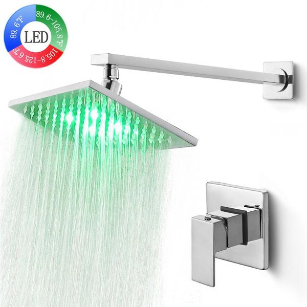 skowll wall mount bathtub faucet set with led shower head 3 colors 8-inch rainfall shower system rough-in valve, polished chrome
skowll wall mount bathtub faucet set with led shower head 3 colors 8-inch rainfall shower system rough-in valve, polished chrome