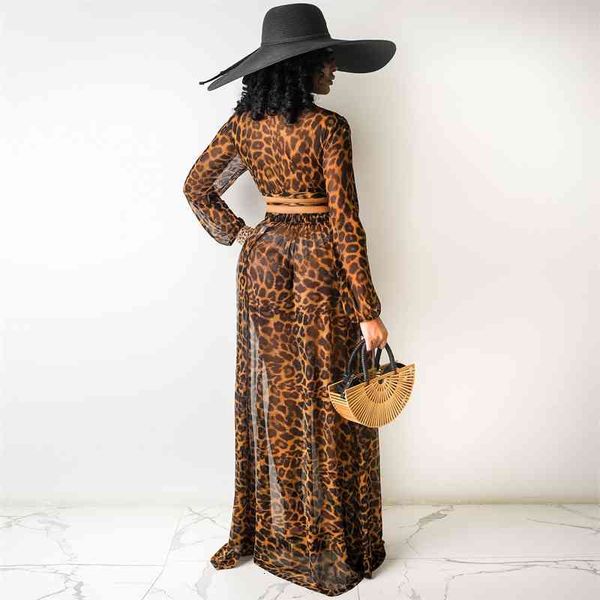 casual dresses leopard print summer v-neck long sleeve skirt set woman mesh see through crop +maxi skirts 2 piece s2nr, Black;gray
casual dresses leopard print summer v-neck long sleeve skirt set woman mesh see through crop +maxi skirts 2 piece s2nr, Black;gray