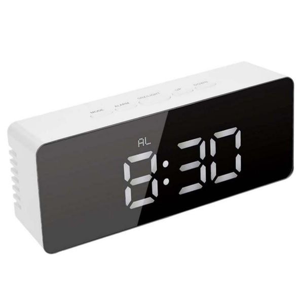 alarm clock 12h 24h dual time display snooze function mirror indoor electronic desktable #9 other clocks & accessories
alarm clock 12h 24h dual time display snooze function mirror indoor electronic desktable #9 other clocks & accessories