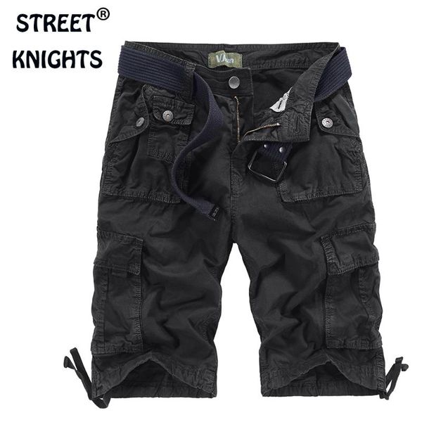 men's 2021 summer casual loose camouflage cargo shorts men multi-pocket 100% cotton street military knee-length beach, White;black
men's 2021 summer casual loose camouflage cargo shorts men multi-pocket 100% cotton street military knee-length beach, White;black