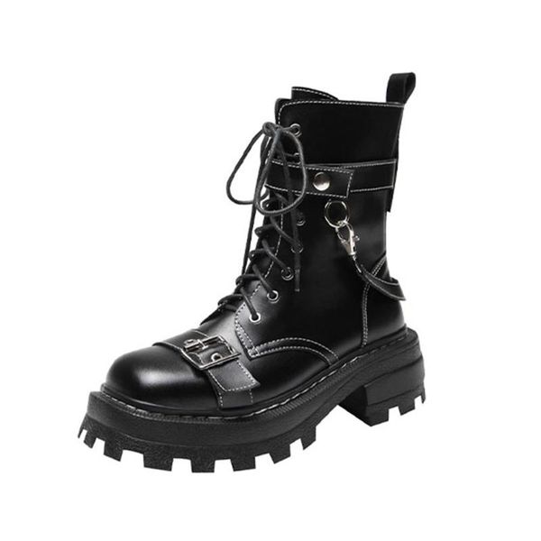 boots rosetic motorcycle genuine leather women gothic punk rock casual high heel shoes platform 2021 spring fall lace up, Black
boots rosetic motorcycle genuine leather women gothic punk rock casual high heel shoes platform 2021 spring fall lace up, Black
