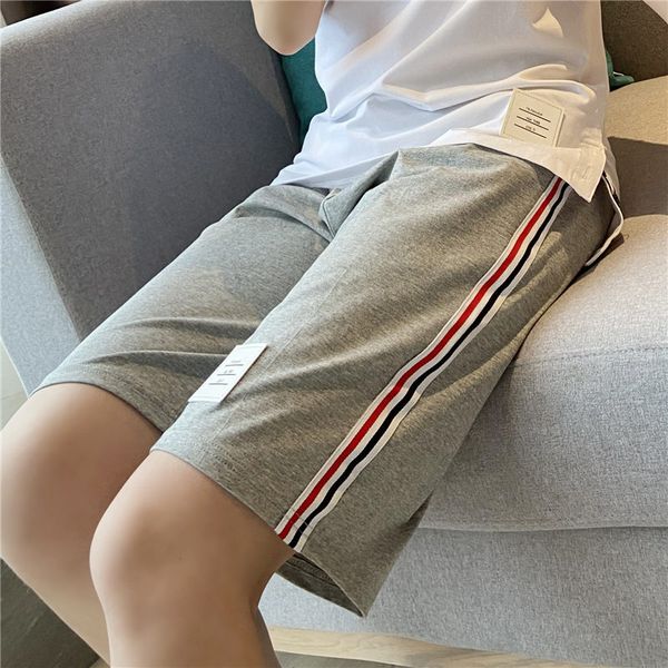 tb shorts women's large size capris four bar loose ins trendy summer new daddy straight pants, Black;white
tb shorts women's large size capris four bar loose ins trendy summer new daddy straight pants, Black;white