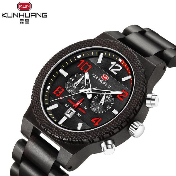 wristwatches relogio masculino kunhuang sport quartz wrist watch men fashion luminous wooden chronograph clock reloj hombre 202, Slivery;brown
wristwatches relogio masculino kunhuang sport quartz wrist watch men fashion luminous wooden chronograph clock reloj hombre 202, Slivery;brown