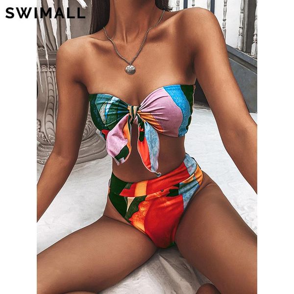 bandeau high waist bikini swimsuit women knot swimwear female two-piece set bathing suit brazilian beachwear women's, White;black
bandeau high waist bikini swimsuit women knot swimwear female two-piece set bathing suit brazilian beachwear women's, White;black