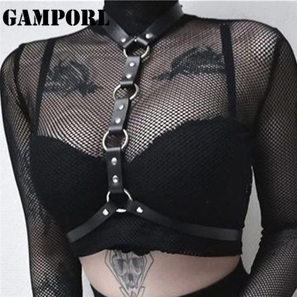 women leather harness chest bondage straps lingerie thigh garters belt harajuku harness cage bra suspenders, Black;white
women leather harness chest bondage straps lingerie thigh garters belt harajuku harness cage bra suspenders, Black;white
