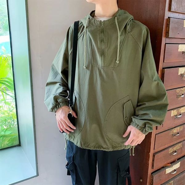 men's jackets ebaihui autumn solid color hooded tooling male korean version of the boy loose tide brand boyfriend wind tg31 go8u, Black;brown
men's jackets ebaihui autumn solid color hooded tooling male korean version of the boy loose tide brand boyfriend wind tg31 go8u, Black;brown