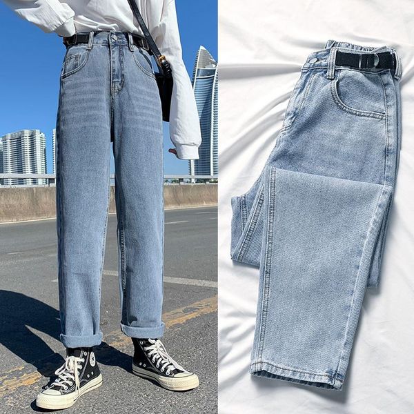 women's jeans 2021 harajuku for women mom high waist jean pants ropa mujer clothes fashion solid wide leg trousers p9325, Blue
women's jeans 2021 harajuku for women mom high waist jean pants ropa mujer clothes fashion solid wide leg trousers p9325, Blue